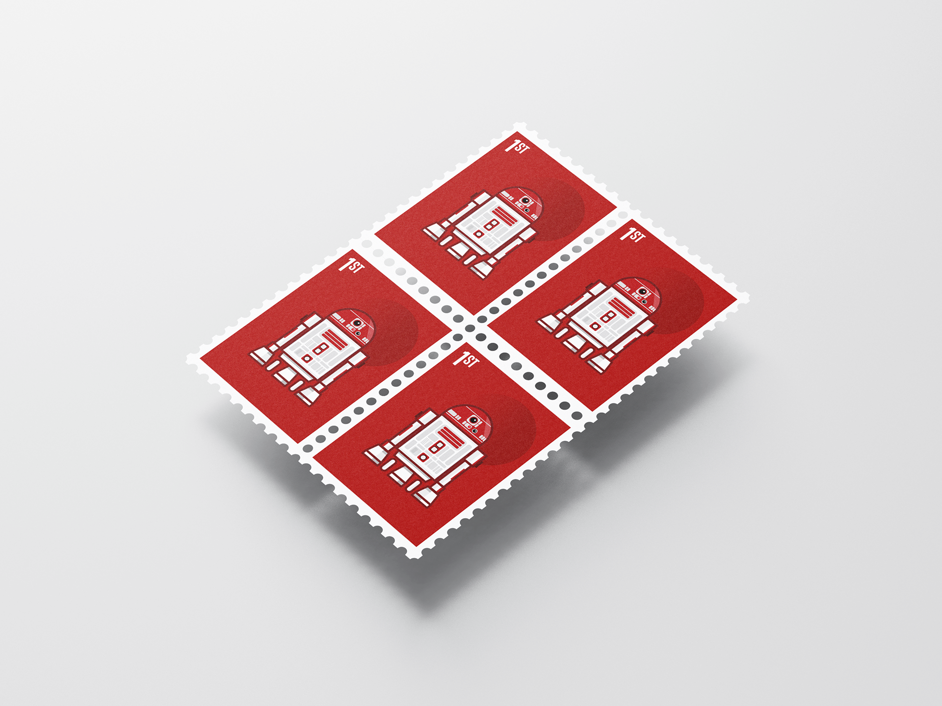 Droid stamp illustration 8