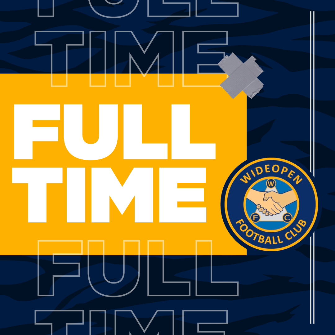 Wideopen FC full time graphic